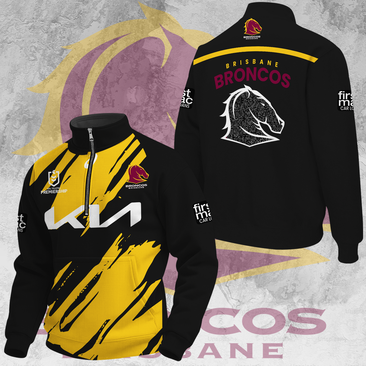 Brisbane Broncos NRL 2025 Limited Edition New Hoodie 2025 TM V3