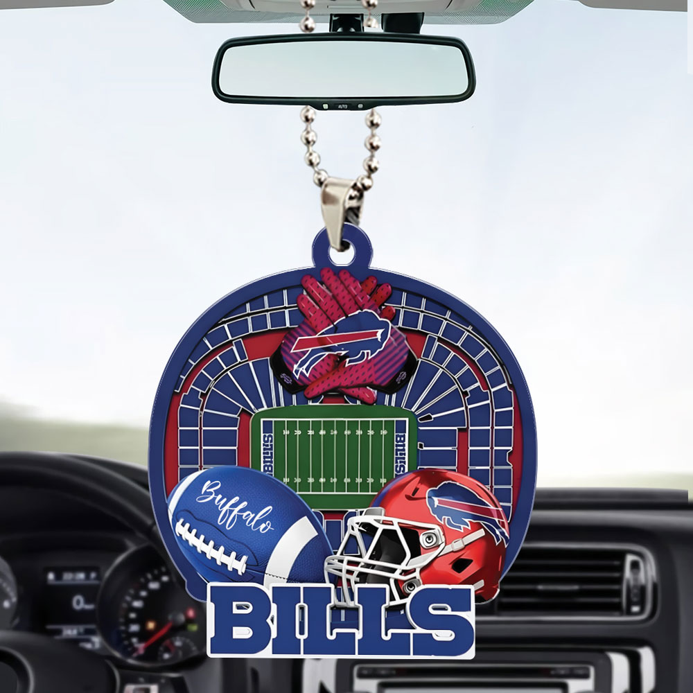 BUFFALO BILLS ORNAMENT CAR NDT