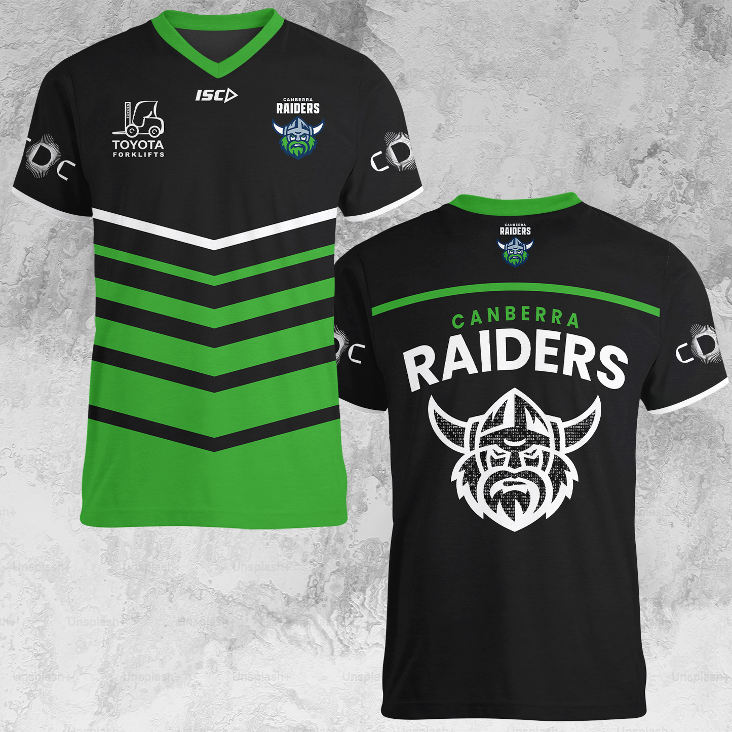 Canberra Raiders NRL 2025 Limited Edition V-neck T-Shirt TM NTA V7