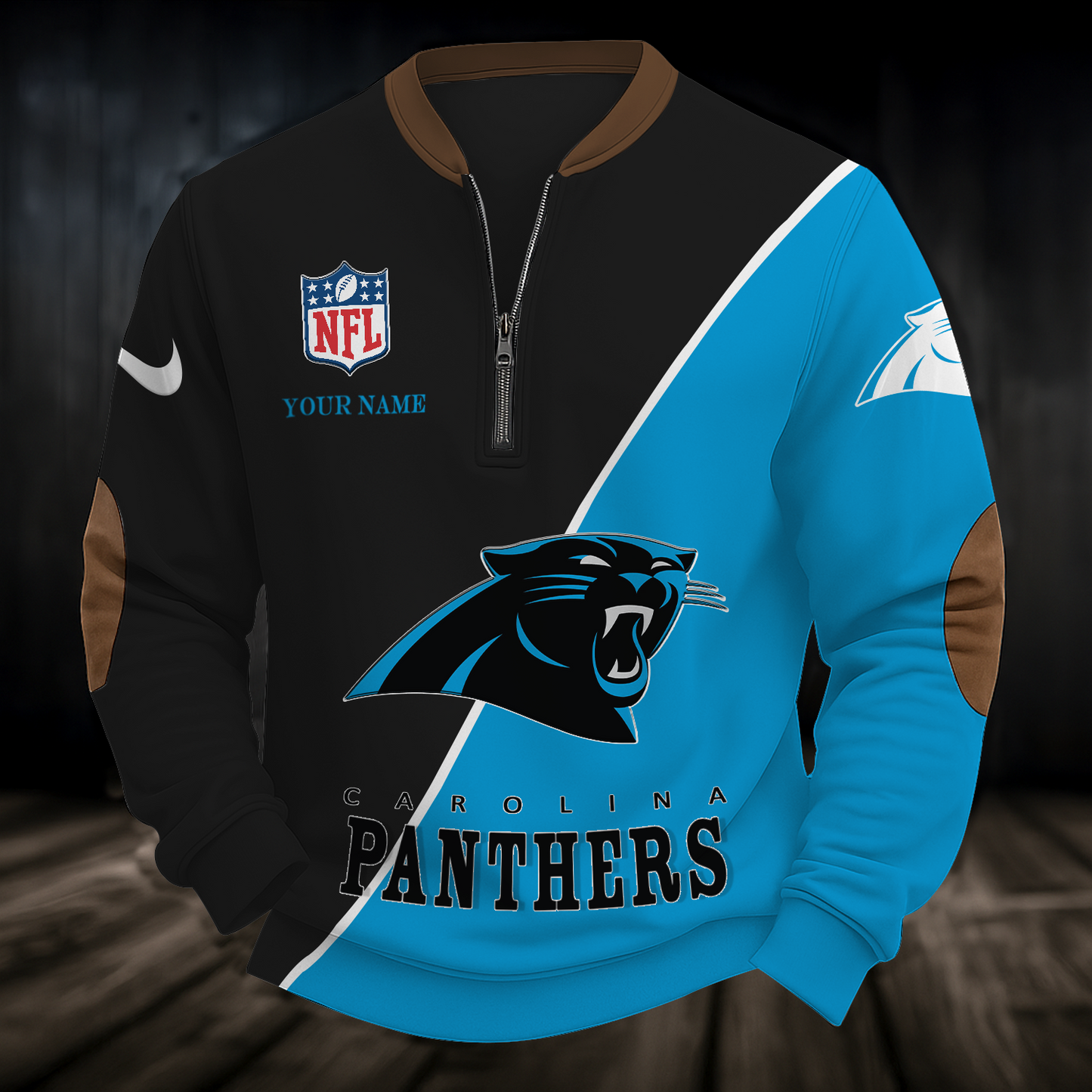 CAR x NFL Premium Personalized Game Day Quarter-Zip DatND ThuongNH