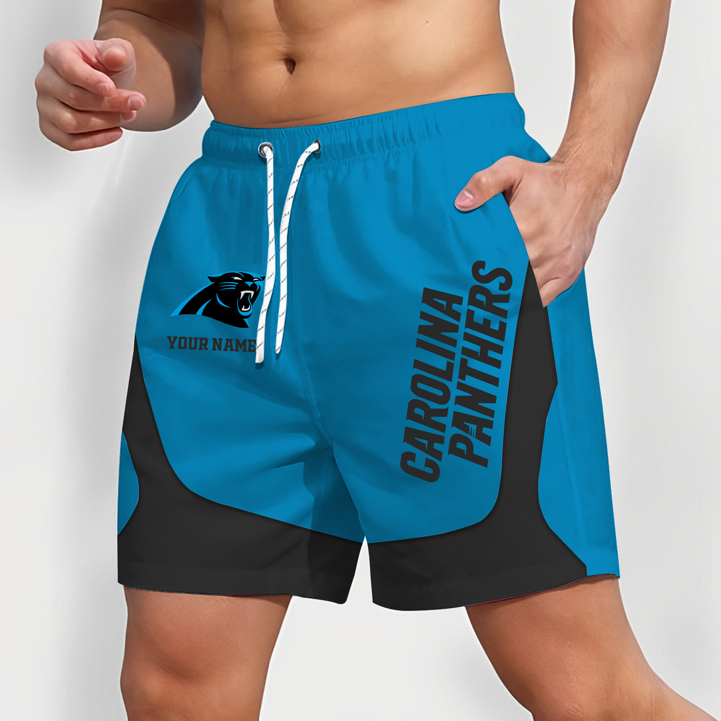 CAR x NFL Team Special Short Pants For Men Custom Name Gifts DATND TANTD25