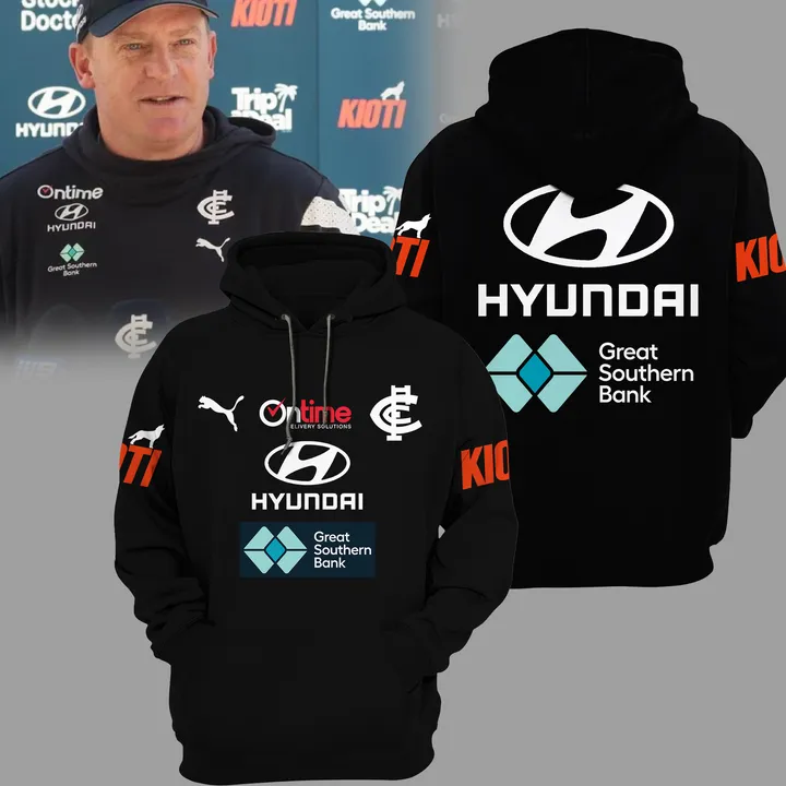 Carlton Football Club AFL Home Of The Blues Limited Edition Hoodie TM V16