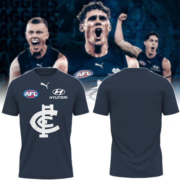 Carlton Football Club AFL Home Of The Blues Limited Edition T-Shirt TM - You will save more when you buy the clothes and hat combo V9