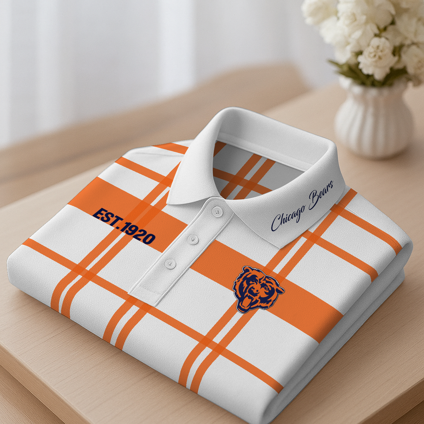 CHI Premium NFL Polo Shirt DatND DVT