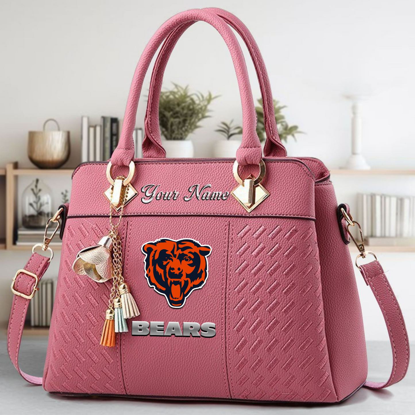 CHI x NFL Leather Bag DATND TANTD