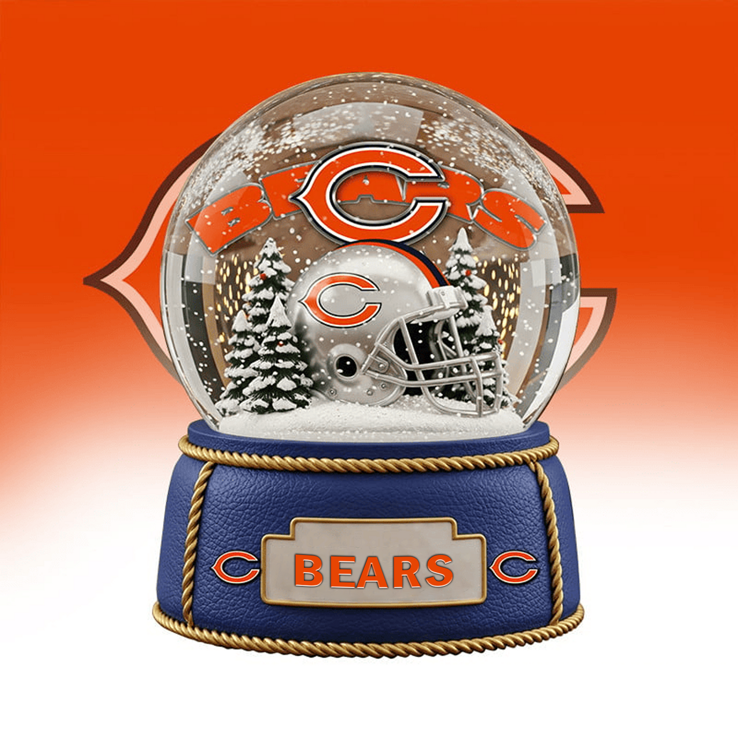 CHI x NFL Prenium Christmas Acrylic Block Plaque TUANND TANTD