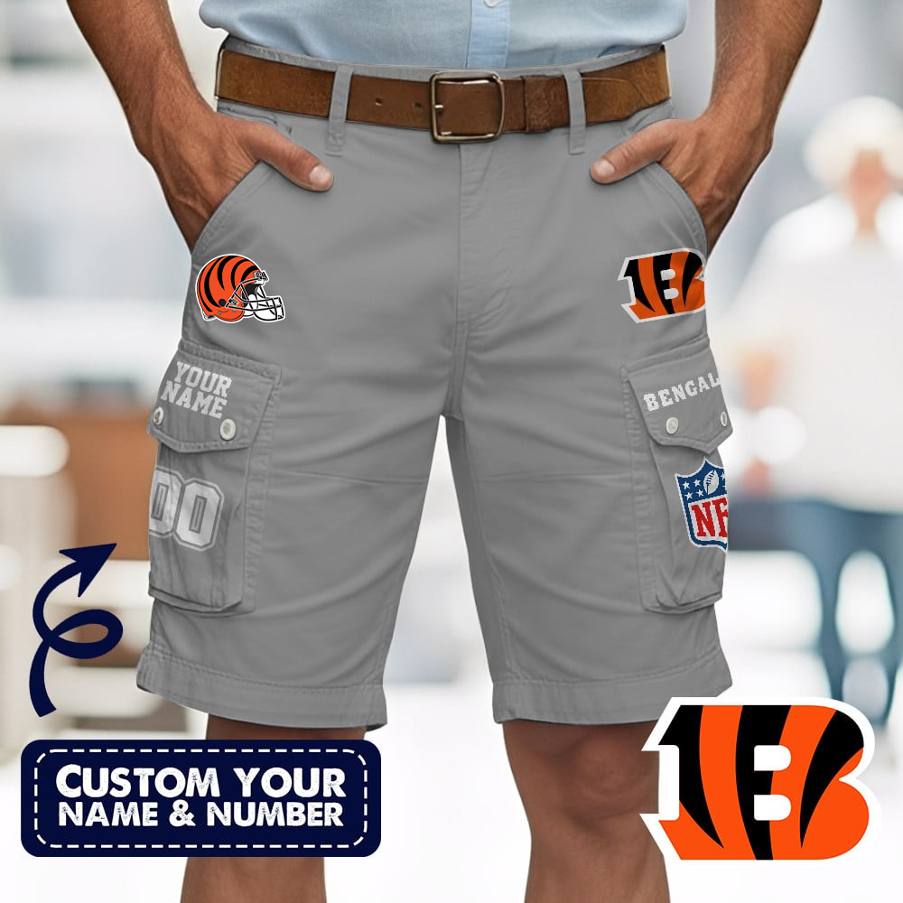 CIN Premium NFL Custom Short With Square Pocket DDT CTND