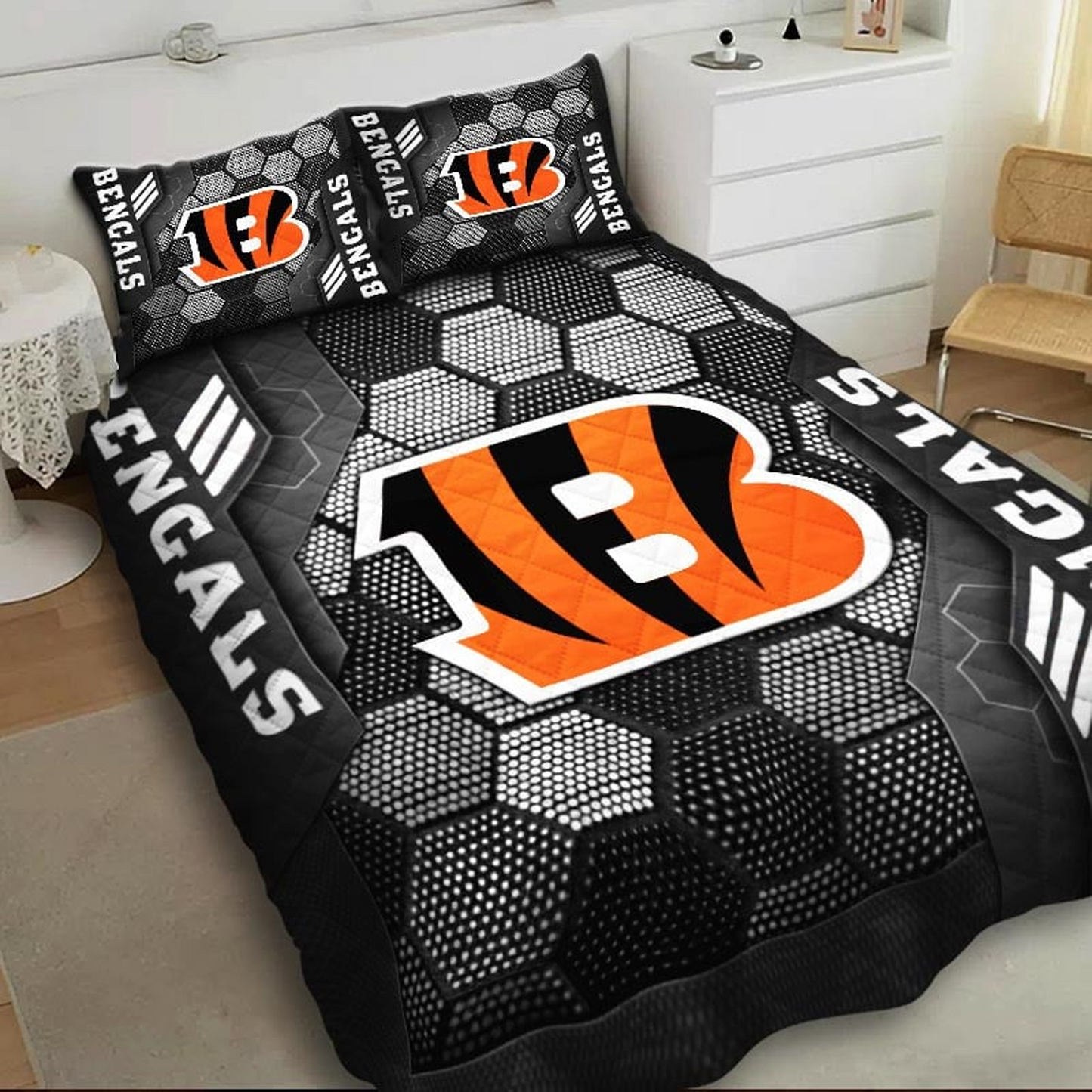CIN x NFL Bedding Set Multicolor DATND TANTD