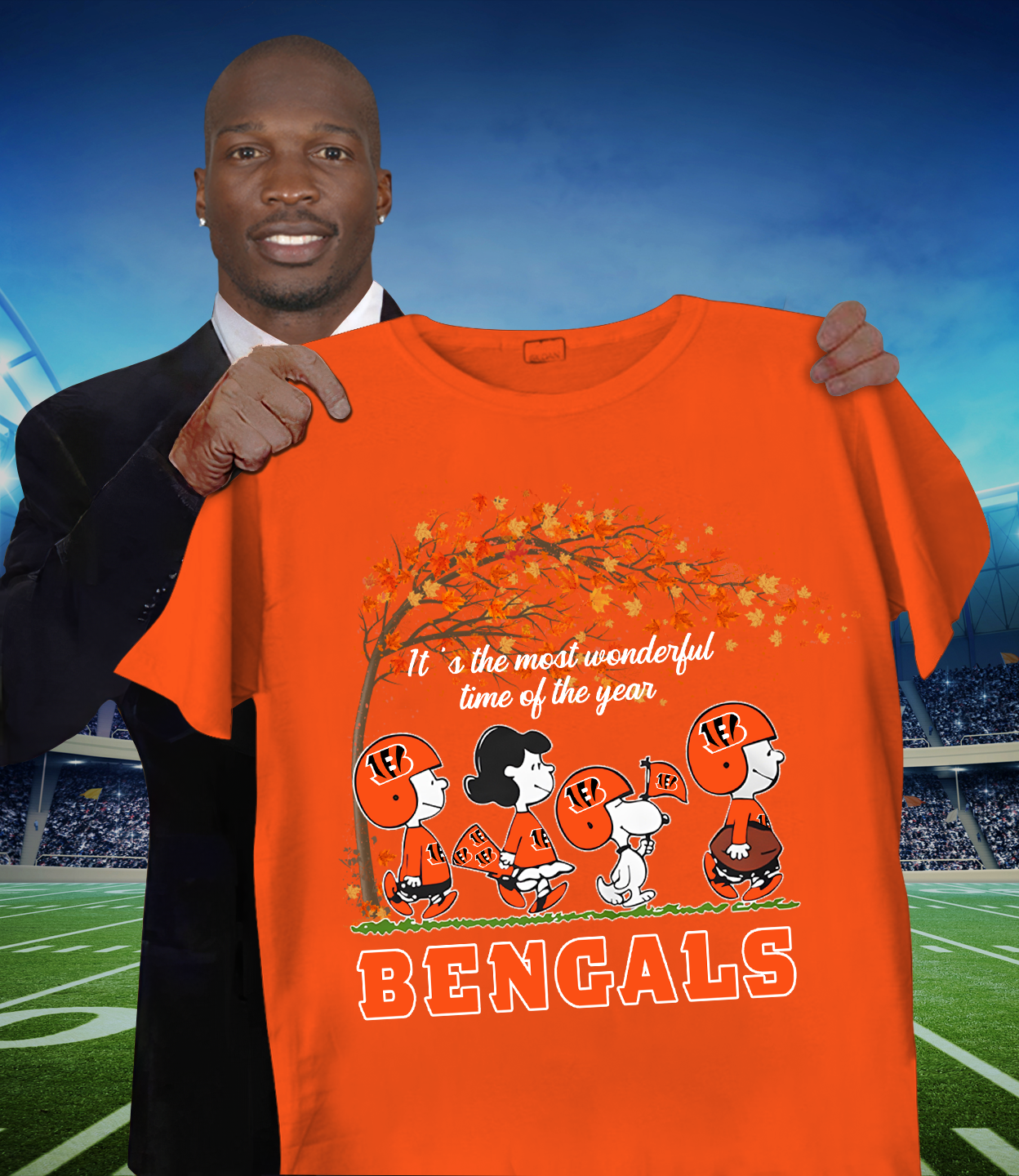 CIN x NFL It's The Most Wonderful T-Shirt DATND TANTD