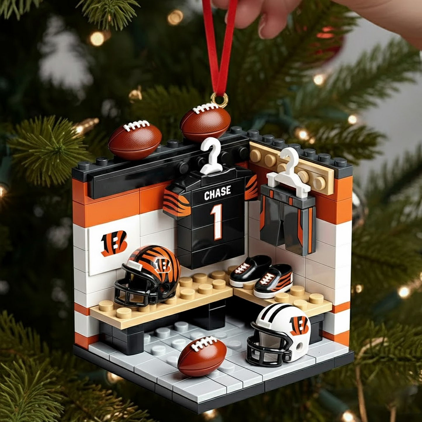 CIN X NFL Sport Lover Ornament - Personalized Gift For Sport Lover Christmas Ornament NAK THUONGNH