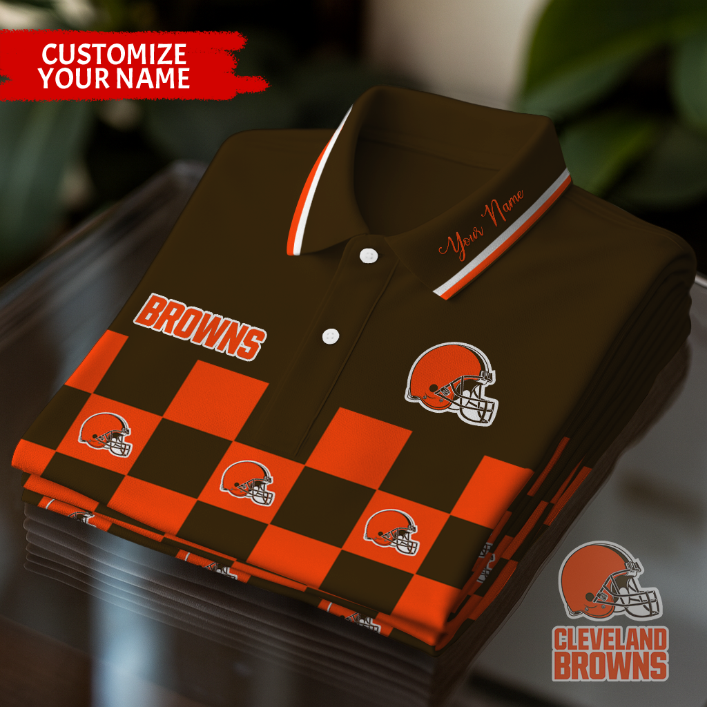 CLE NFL V6 Polo Shirt DDT NTL