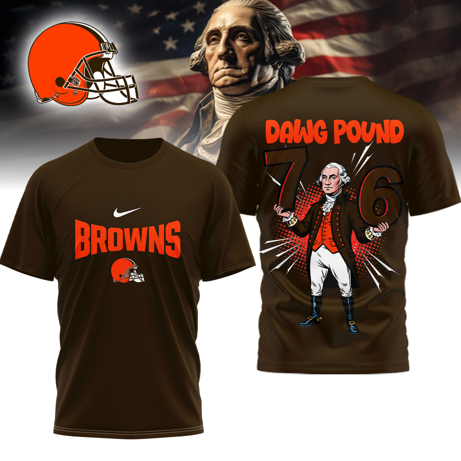 CLE Premium NFL 6-7 7-6 George Washington 3D Shirt DDT 071025 HLPHUONG