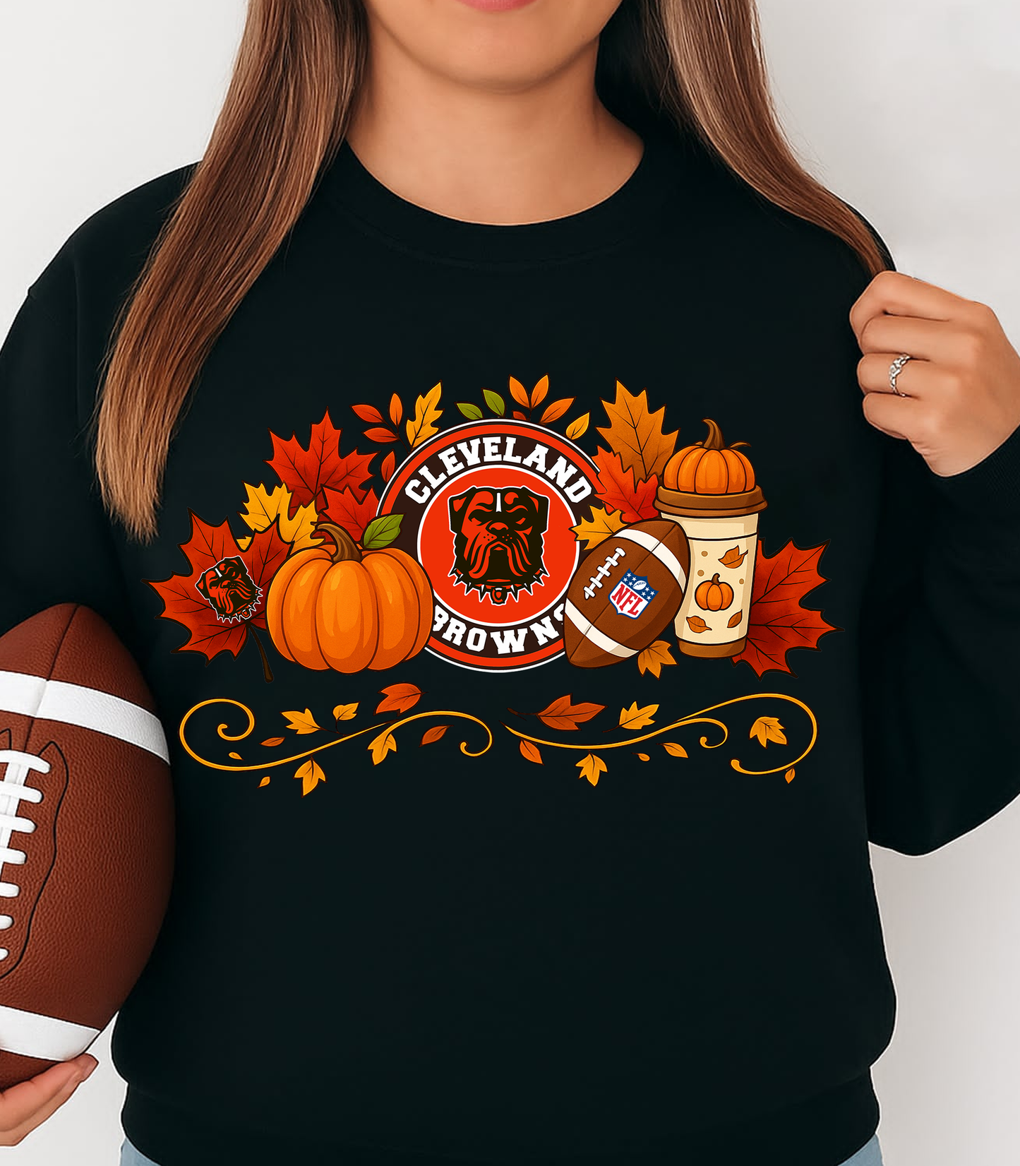 CLE x NFL Football Autumn Sweashirt DatND ThuongND