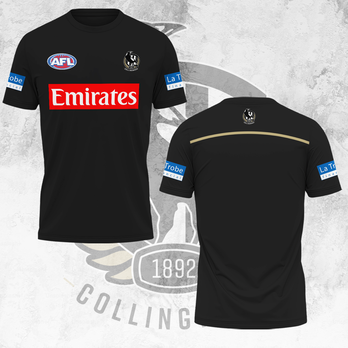 Collingwood Magpies AFL Limited Edition T-Shirt TM - You will save more when you buy the clothes and hat combo V2