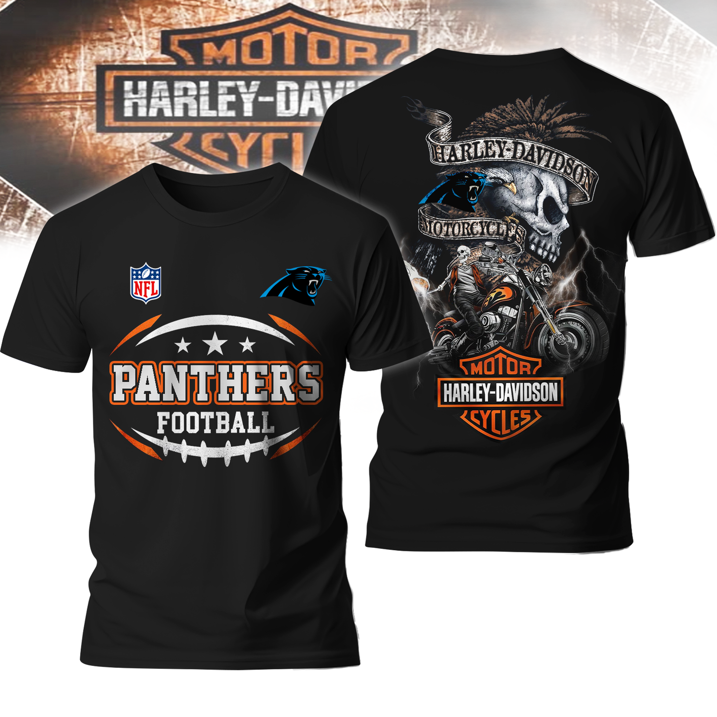 CP Premium NFL Harley Davidson V2 3D Shirt DDT CTND