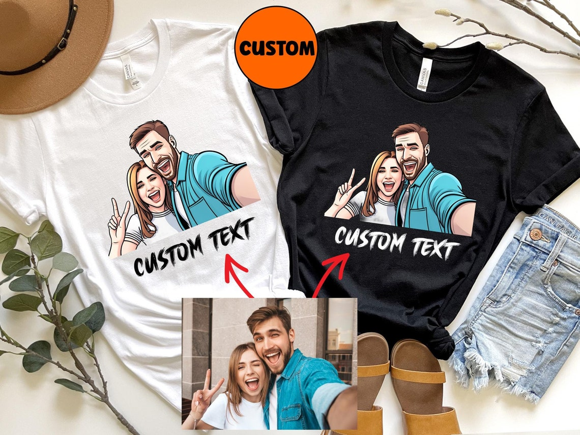 Custom Art Your Photo T-Shirt V7