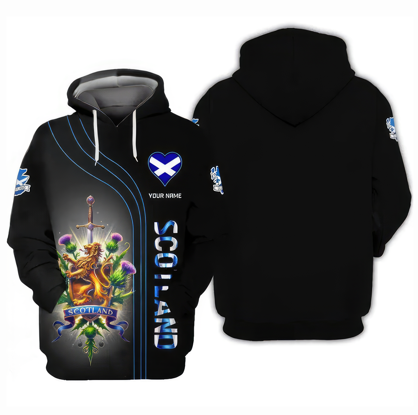 Custom Your Name Scotland V2 Shirt