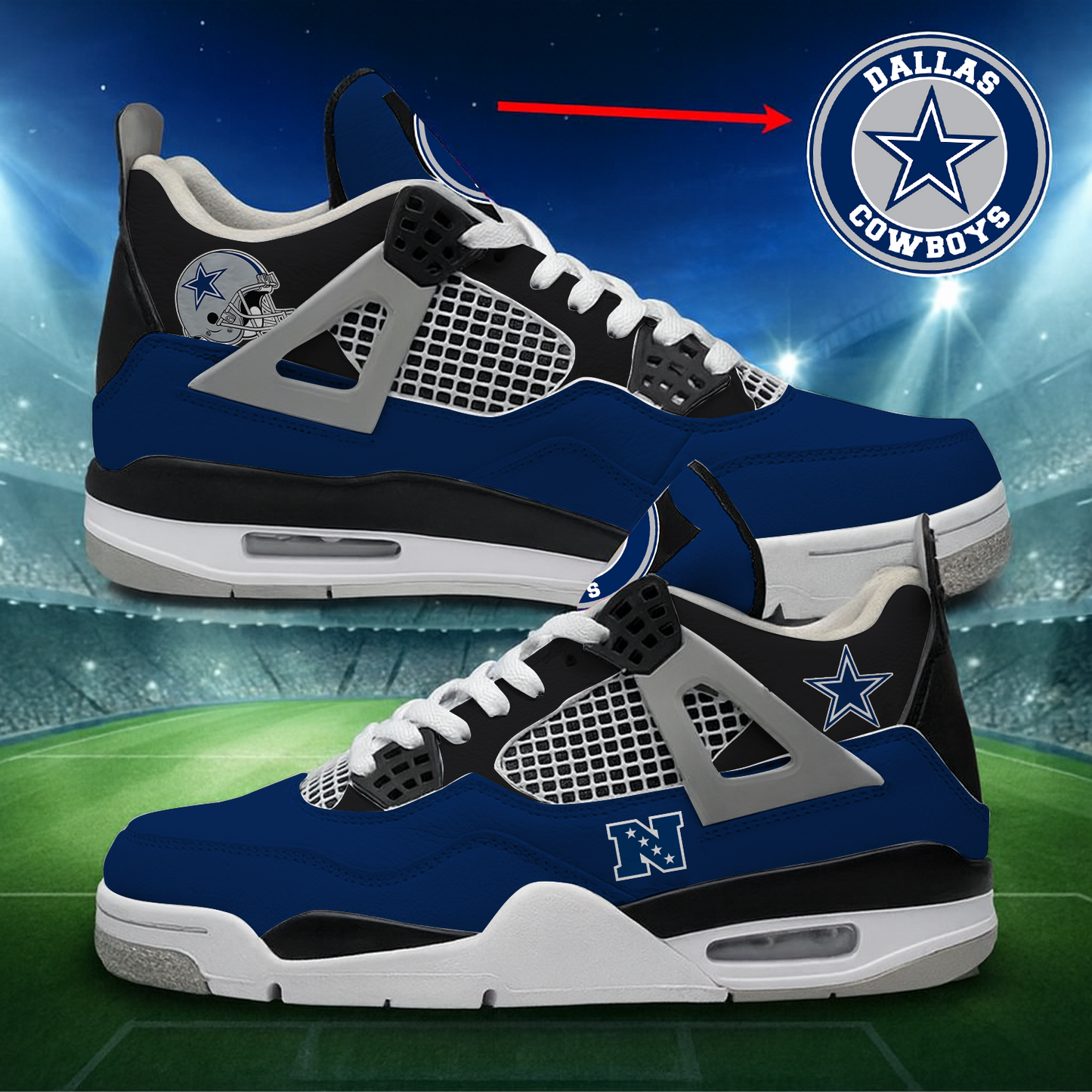 DAL x NFL Custom Sneakers DatND DVT