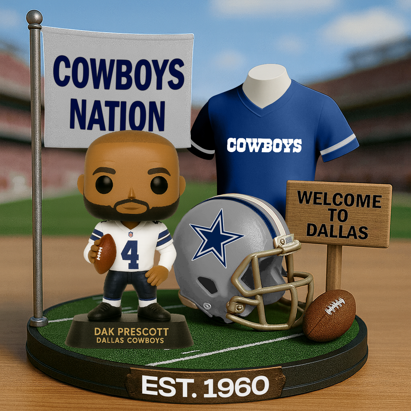 DAL x NFL Premium Commemorative Figure DatND DVT