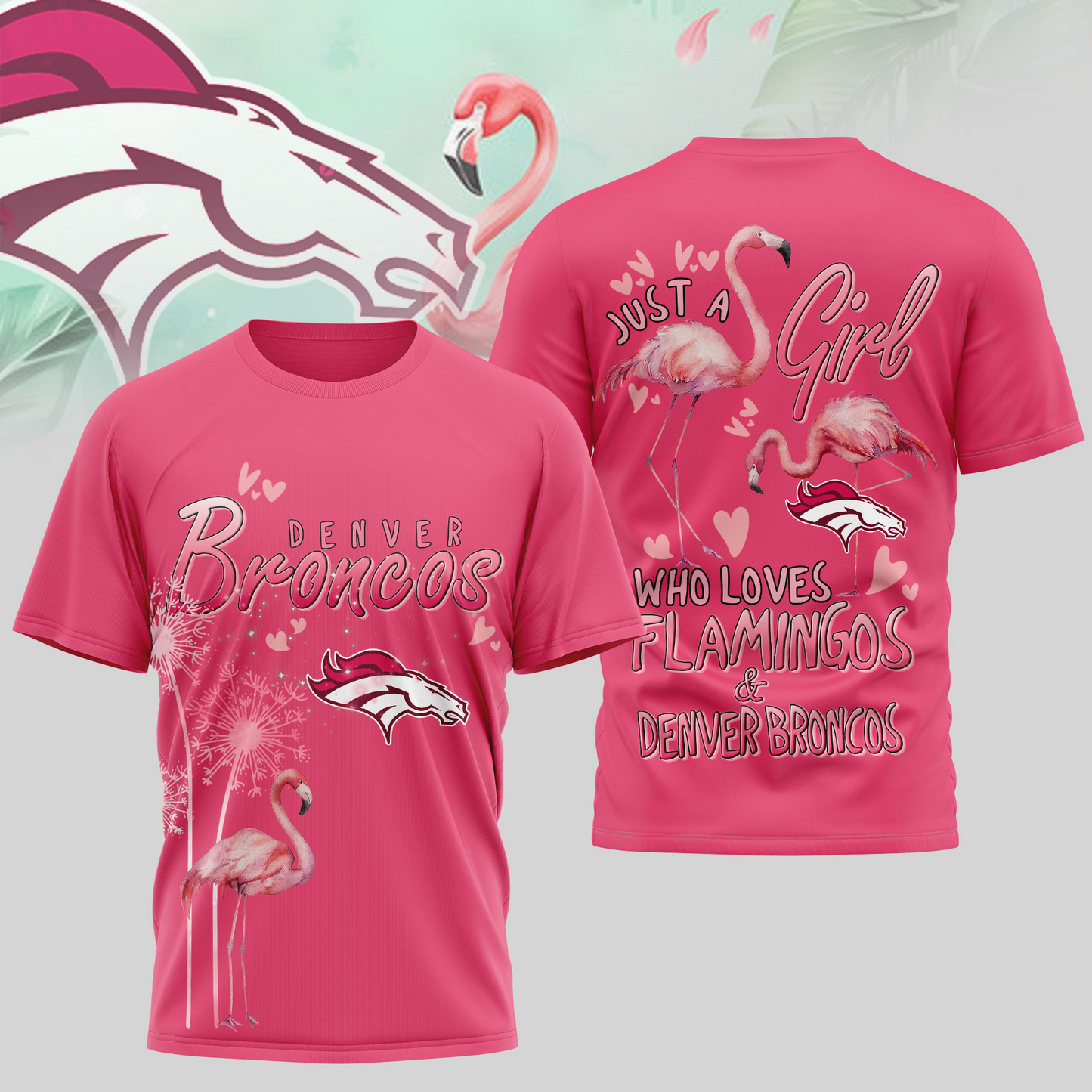 DB Premium NFL Flamingo 3D Shirt DDT NTL