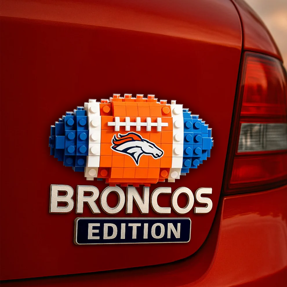 DB x NFL Building Block Set 3D Car Name Badge DDT CTND