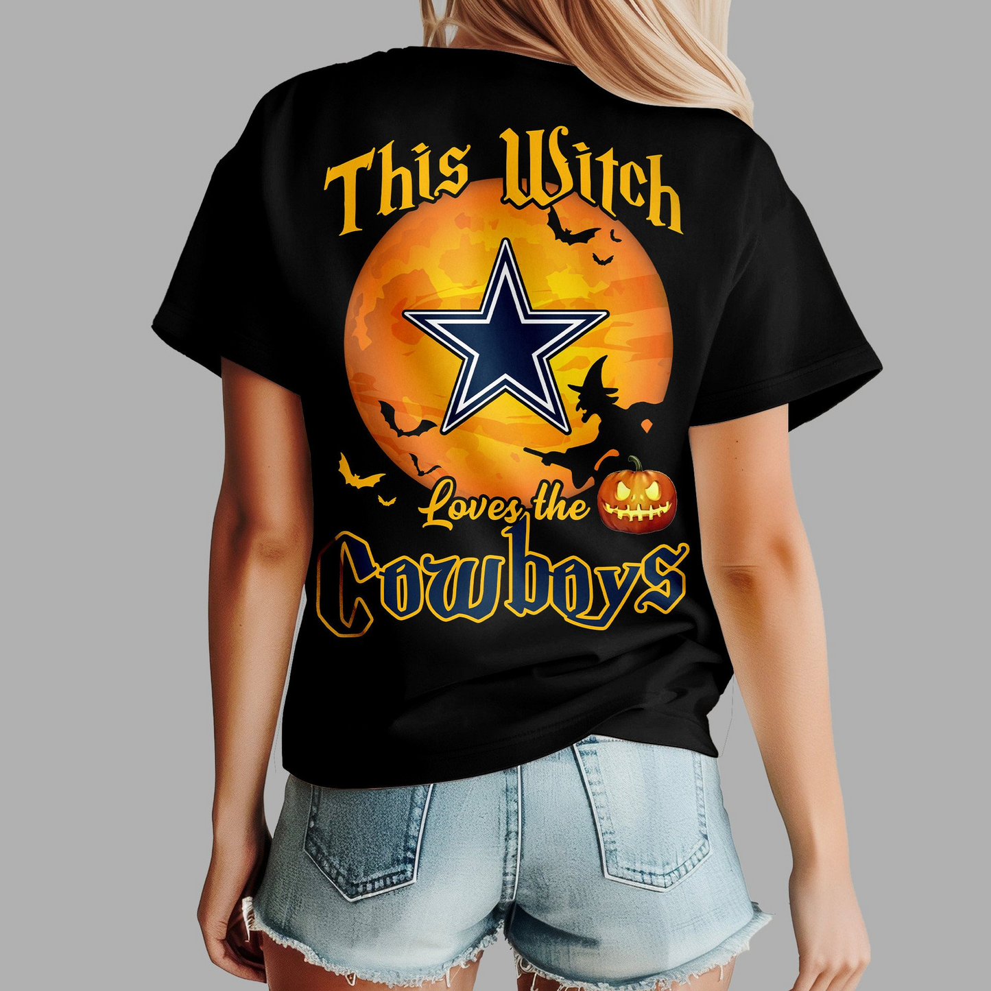 DC Premium NFL Halloween Witch Women Shirt DDT CTND