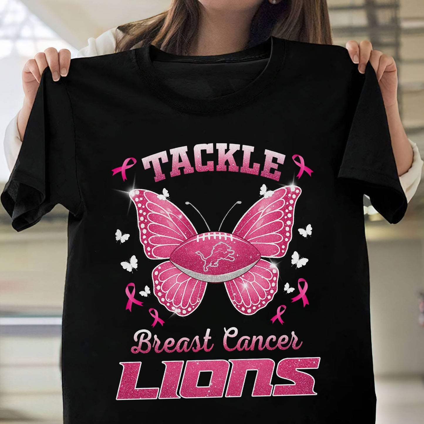 DET x NFL Tackle Breast Cancer 2D Shirt DatND ThuongNH