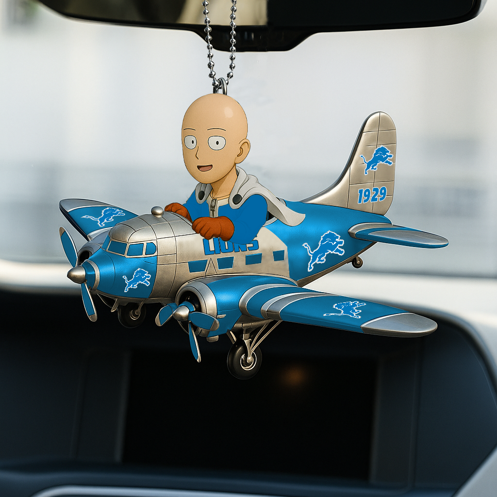 DL NFL x One-Punch Man Premium Car Hanging Ornament DDT HLP
