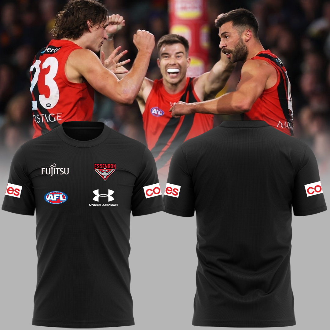 Essendon Football Club AFL Be A Bomber Limited Edition T-Shirt TM - You will save more when you buy the clothes and hat combo V4