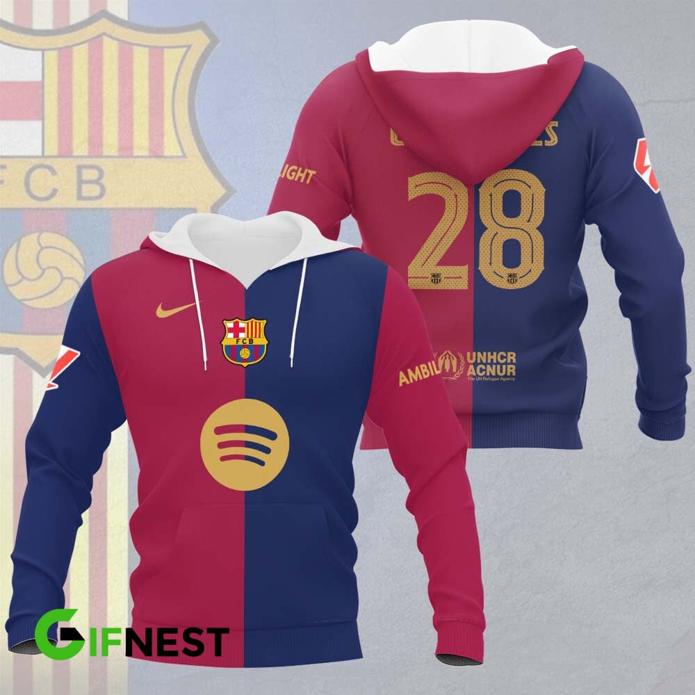 FC Barcelona LA LIGA CHAMPIONS 202425 Hoodie TM NTA V27