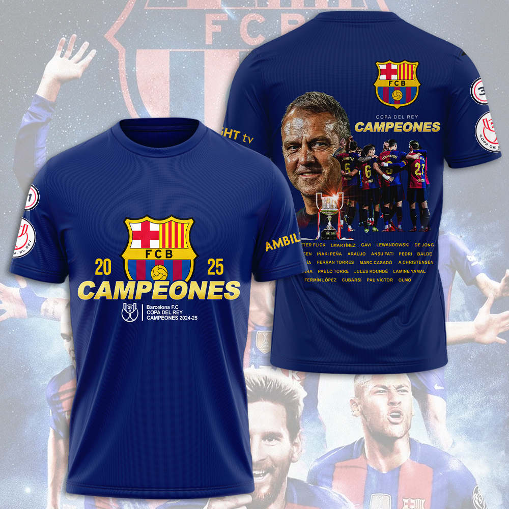 FC Barcelona LA LIGA CHAMPIONS 202425 T-Shirt TM NTA V18