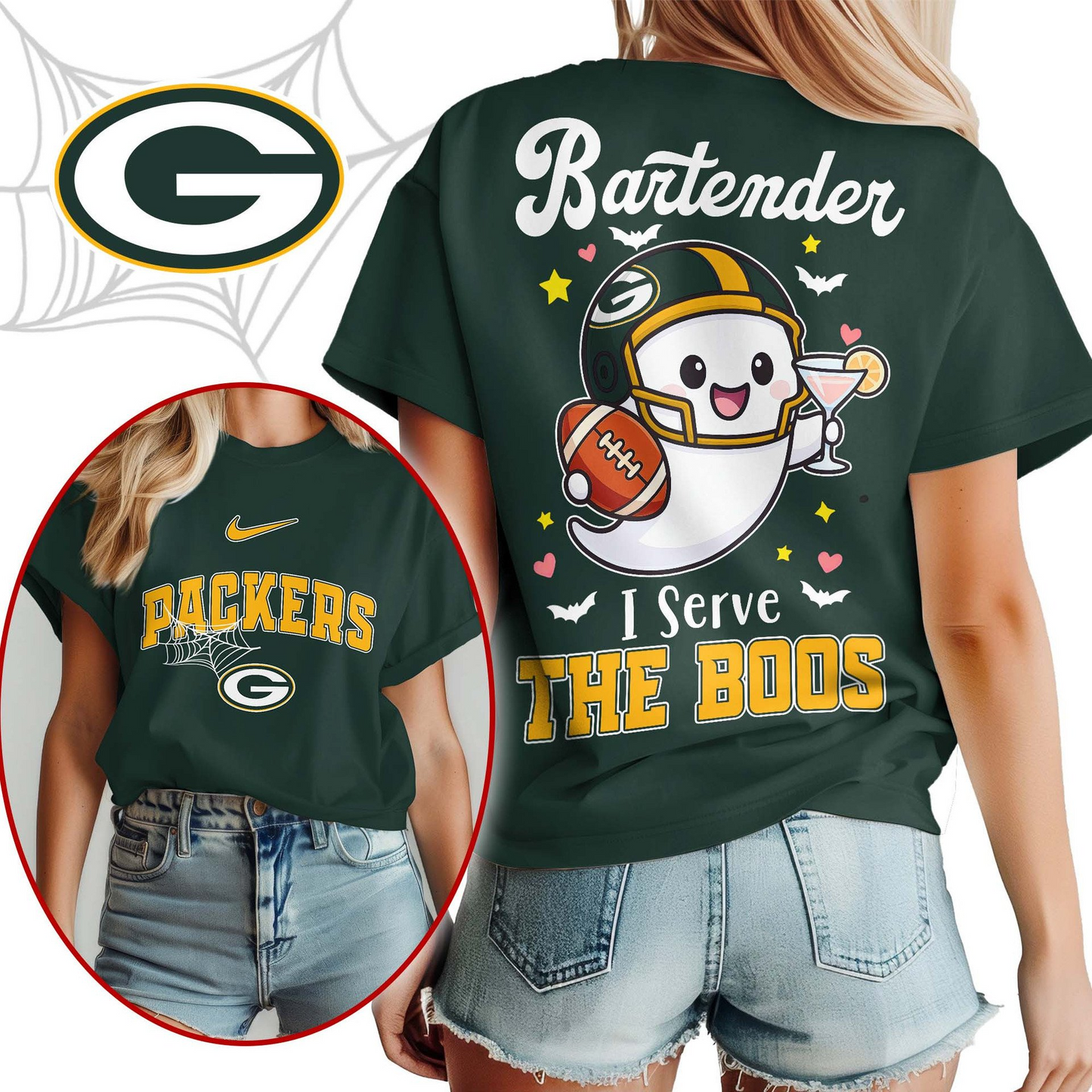 GBP Premium NFL Bartender Halloween Fan Women Shirt DDT CTND