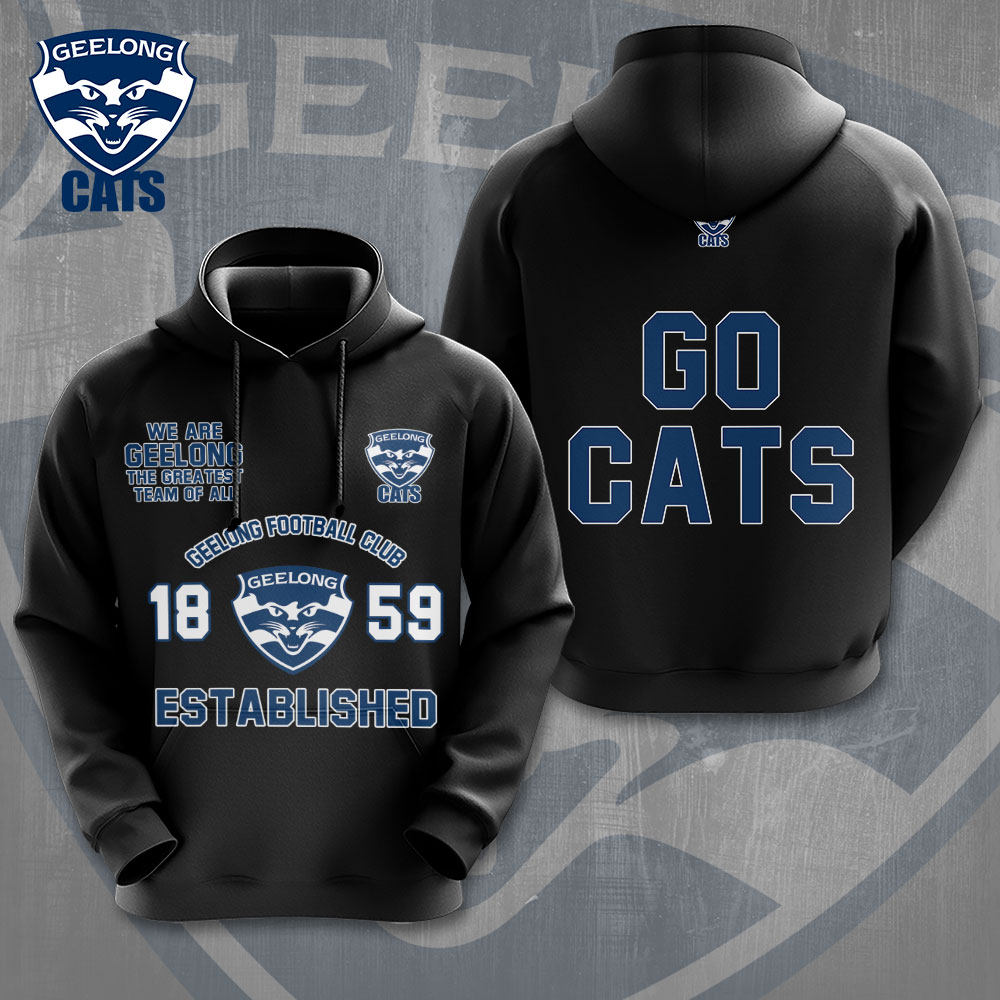 Geelong Football Club AFL Limited Edition Hoodie TM V4