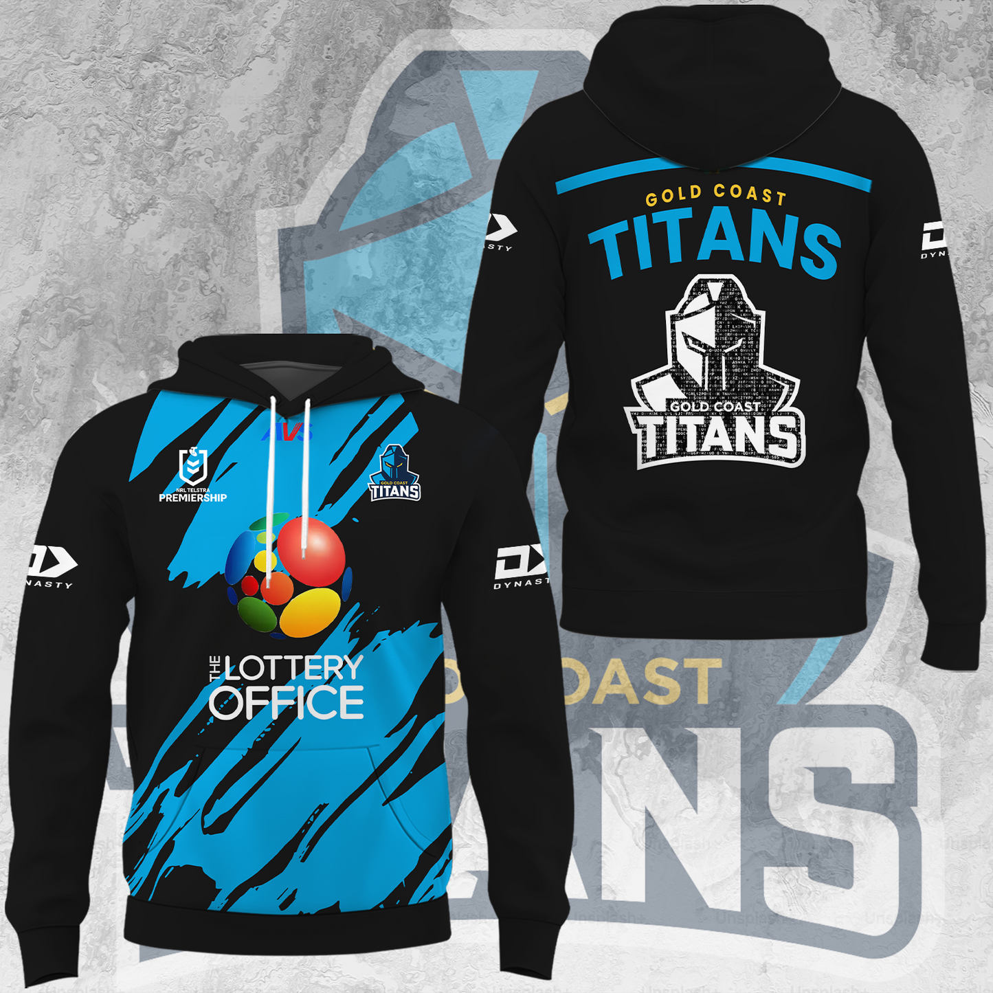Gold Coast Titans NRL 2025 Limited Edition Hoodie TM V1
