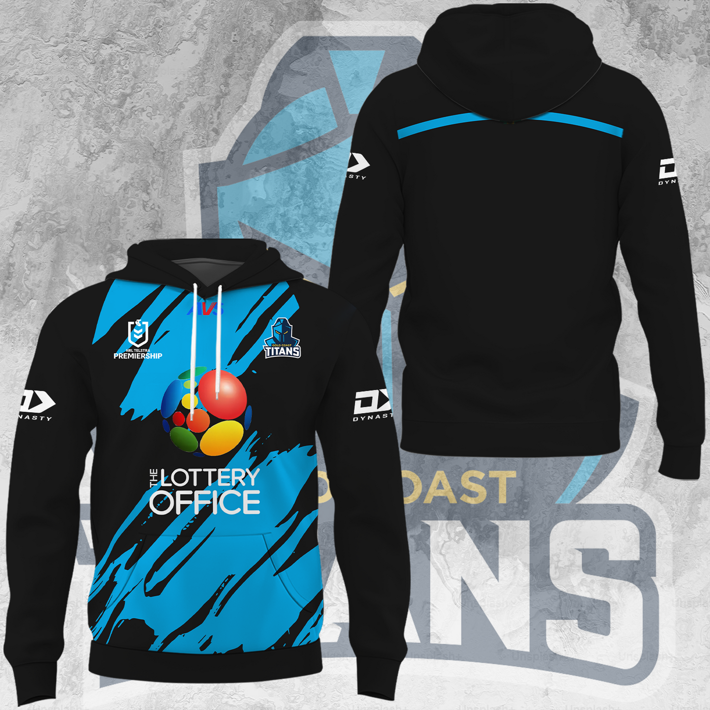 Gold Coast Titans NRL 2025 Limited Edition Hoodie TM V2