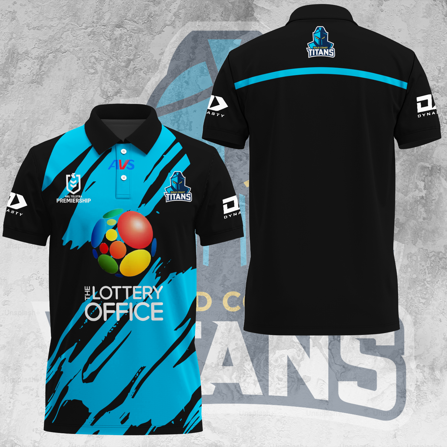 Gold Coast Titans NRL 2025 Limited Edition Polo Shirt TM - When you buy a combo - You save more V2
