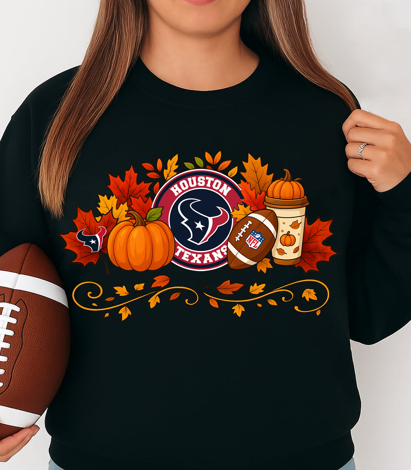 HOU x NFL Football Autumn Sweashirt DatND ThuongND