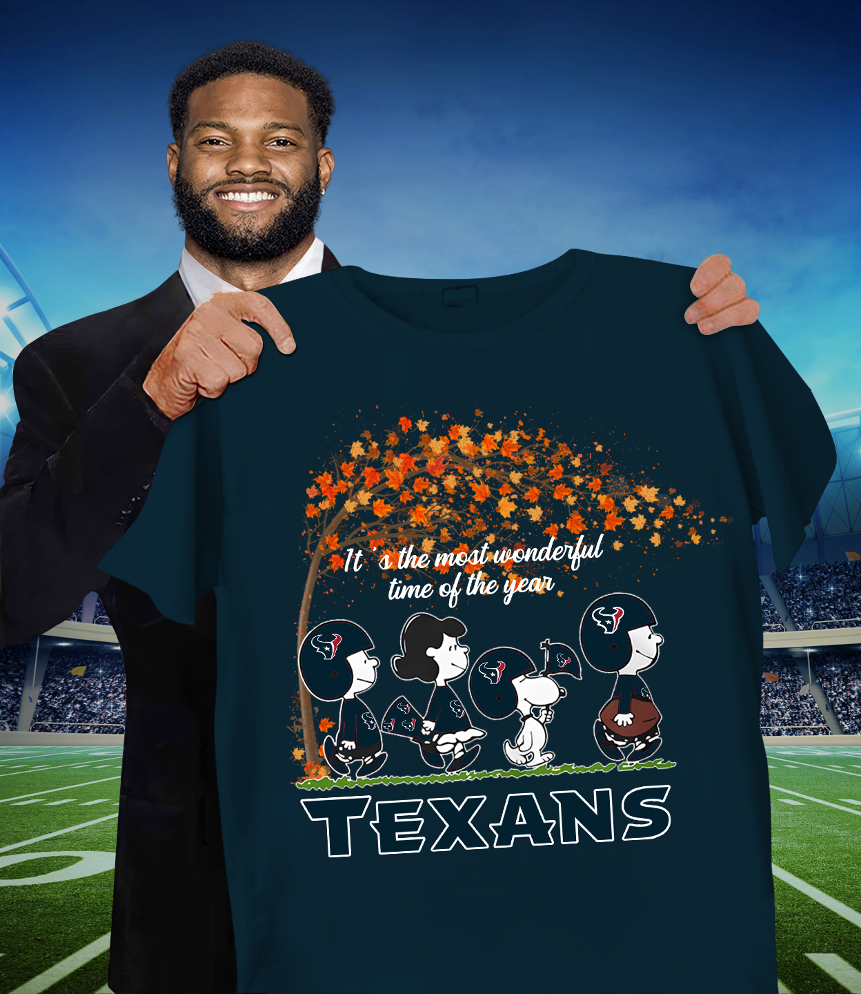 HOU x NFL It's The Most Wonderful T-Shirt DATND TANTD