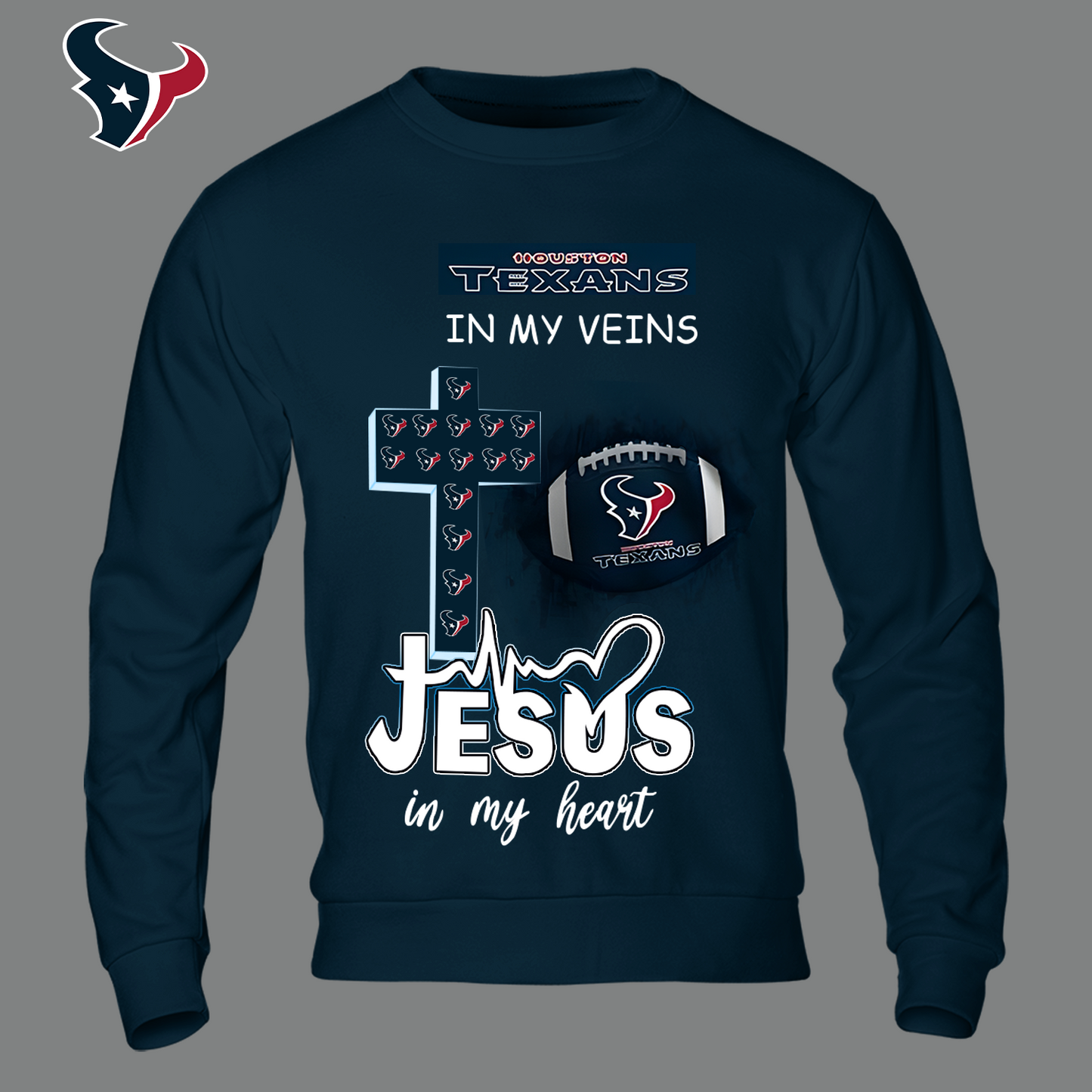 HT - Jesus In My Heart Shirt DDT HLPHUONG