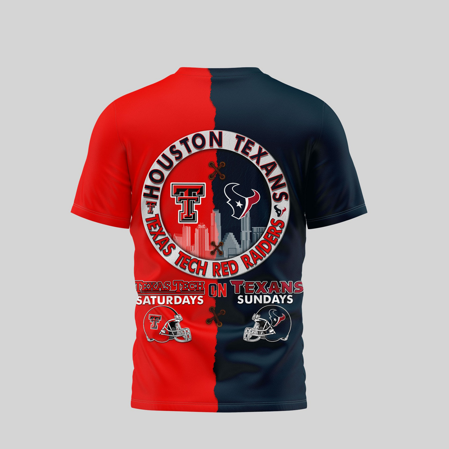 HT Premium NFL x NCAA 3D T-shirt DDT NTL