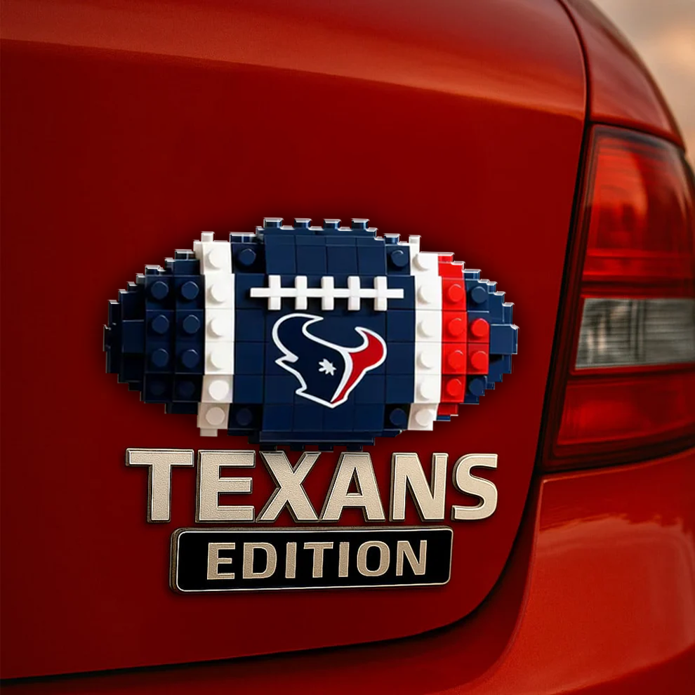 HT x NFL Building Block Set 3D Car Name Badge DDT CTND