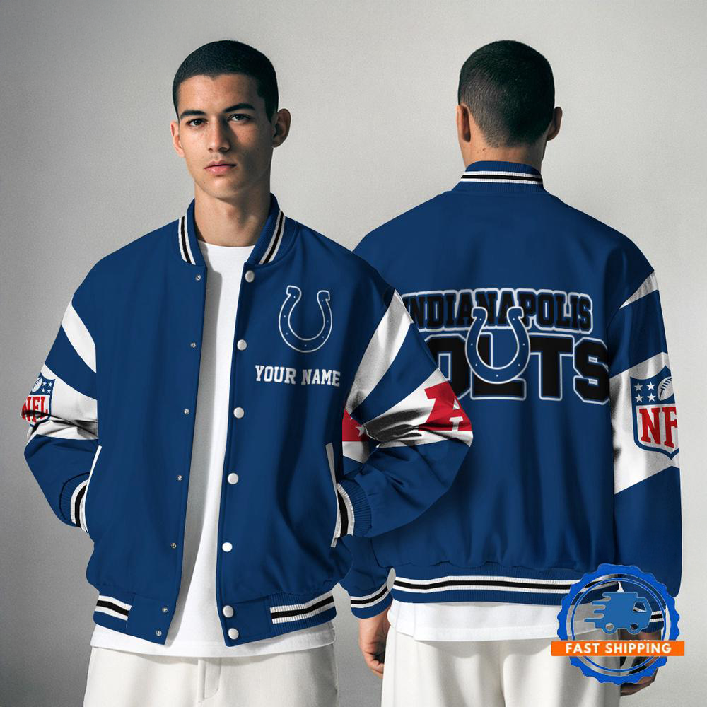 IC NFL Varsity Jacket Custom Name For Fans DDT NTL