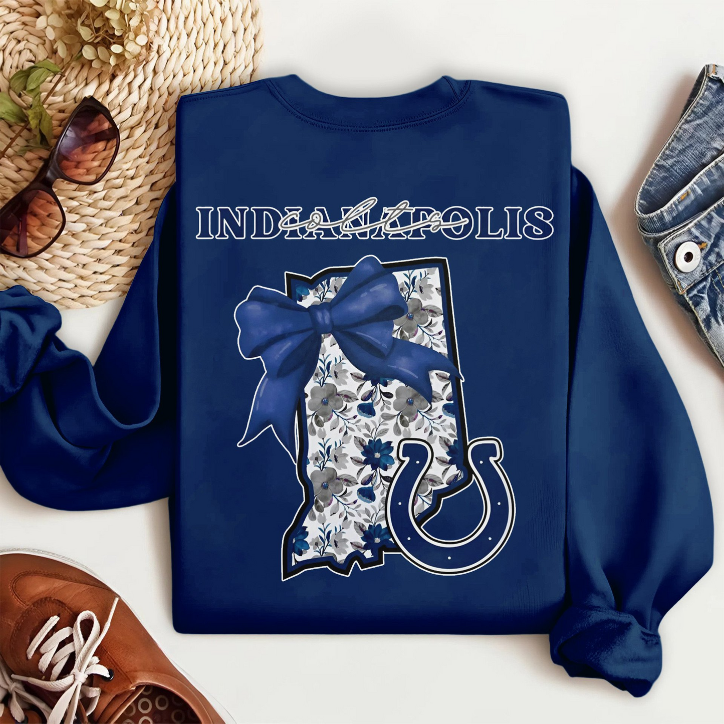 IC Premium NFL Cozy State Bow Sweatshirt DDT NTL