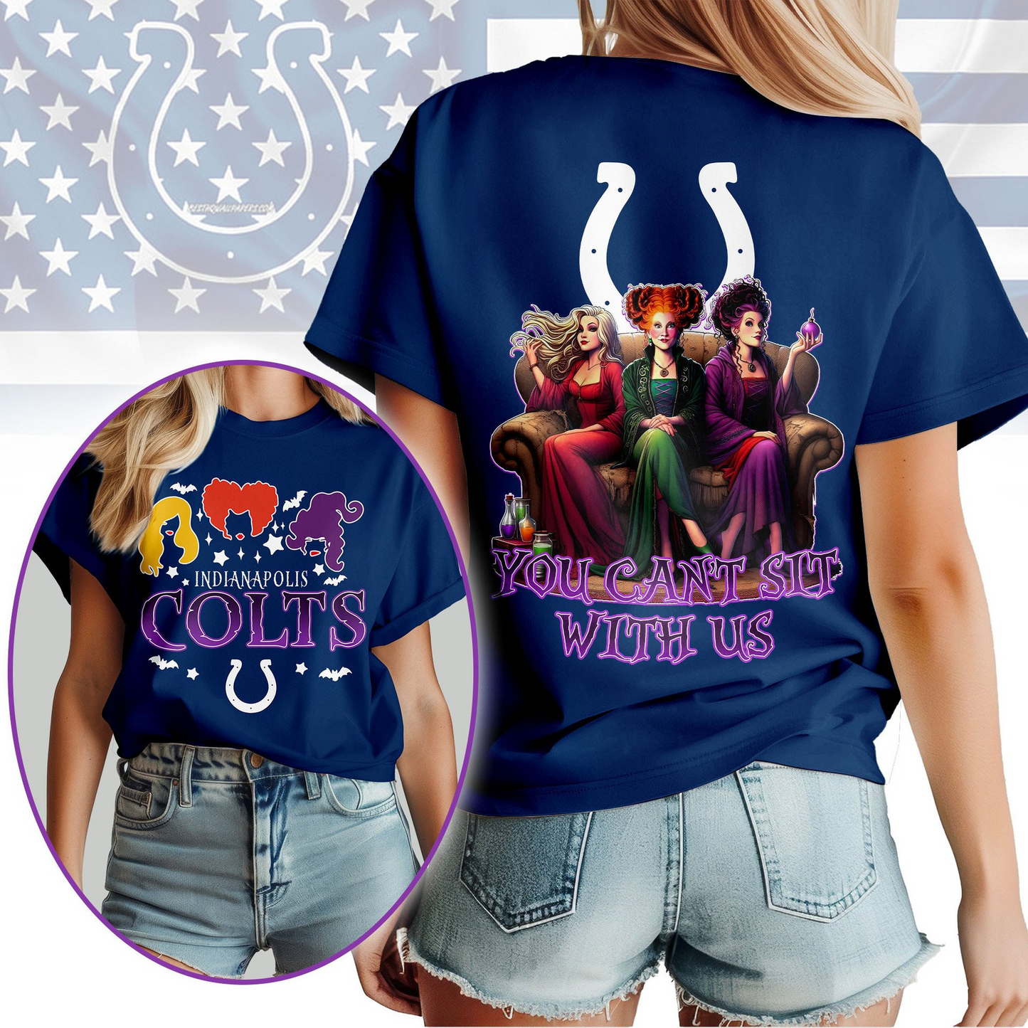 IC Premium NFL You Can't Sit With Us 3D T-shirt DDT NTL