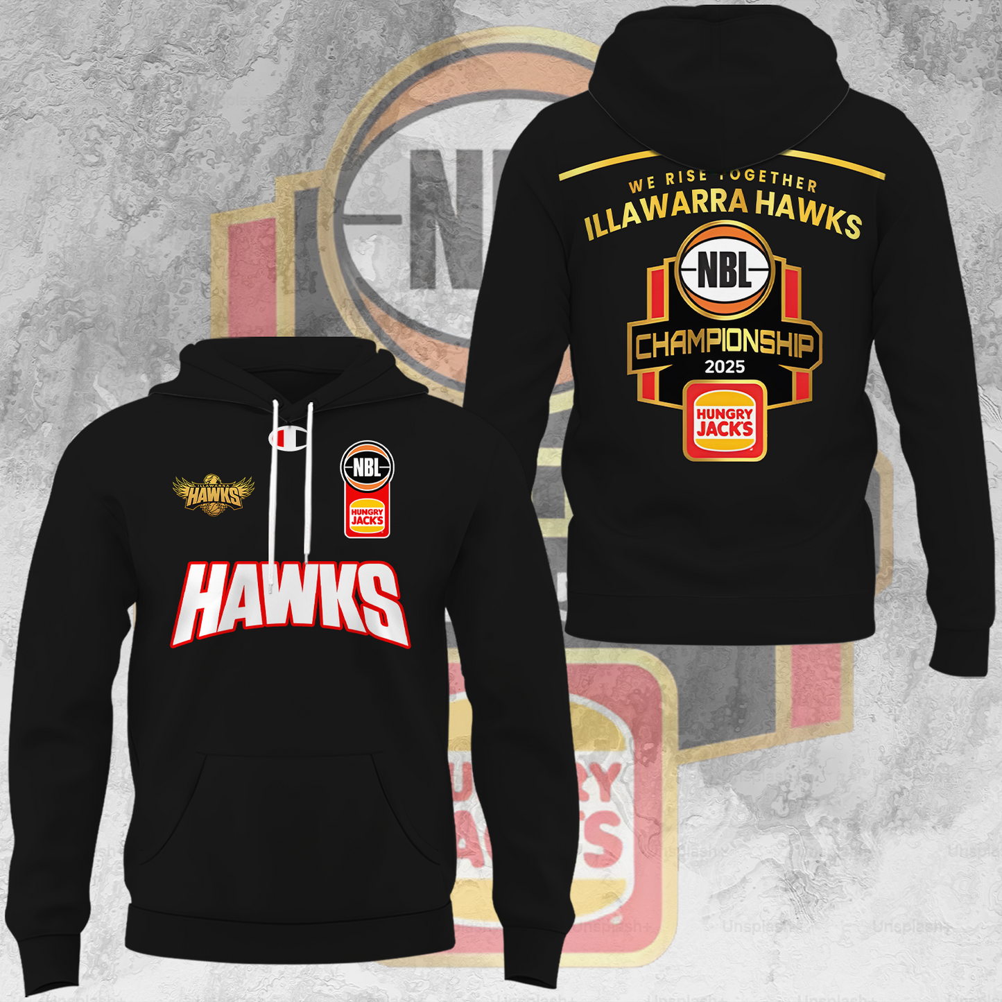 Illawarra Hawks NBL Limited Edition Hoodie TM V1