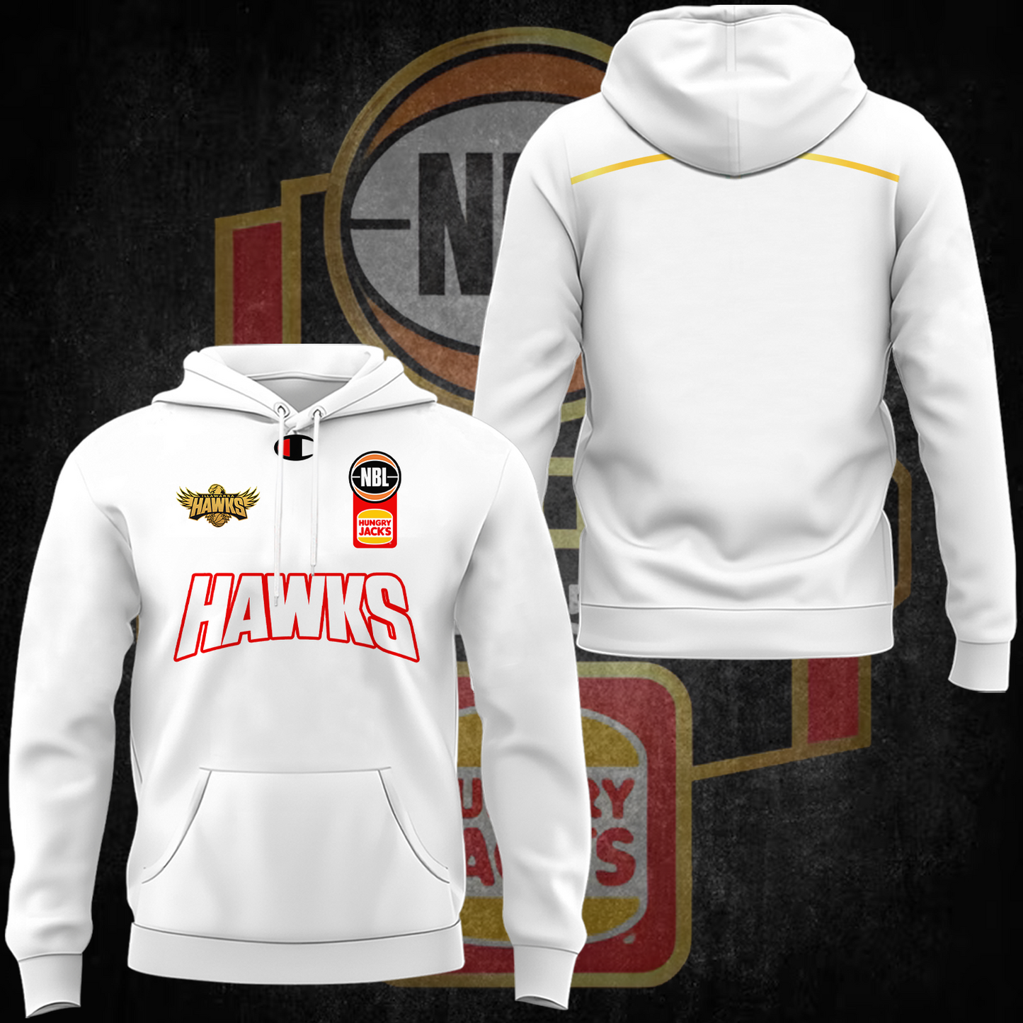 Illawarra Hawks NBL Limited Edition Hoodie TM V4