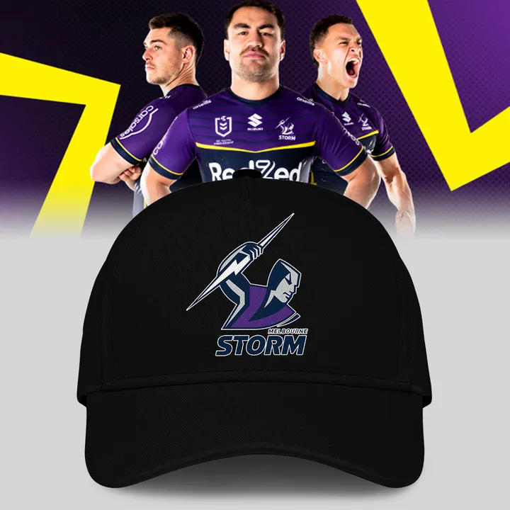 Melbourne Storm NRL 2025 Limitted Edition T-Shirt TM - You will save more when you buy the clothes and hat combo V5
