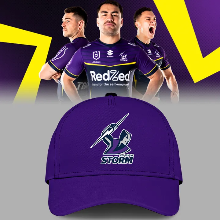 Melbourne Storm NRL 2025 Limitted Edition T-Shirt TM - You will save more when you buy the clothes and hat combo V10