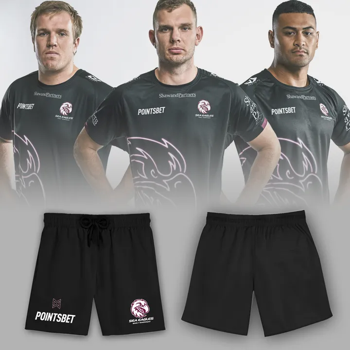 Manly Warringah Sea Eagles NRL Fear The Fortress Jersey TM V5