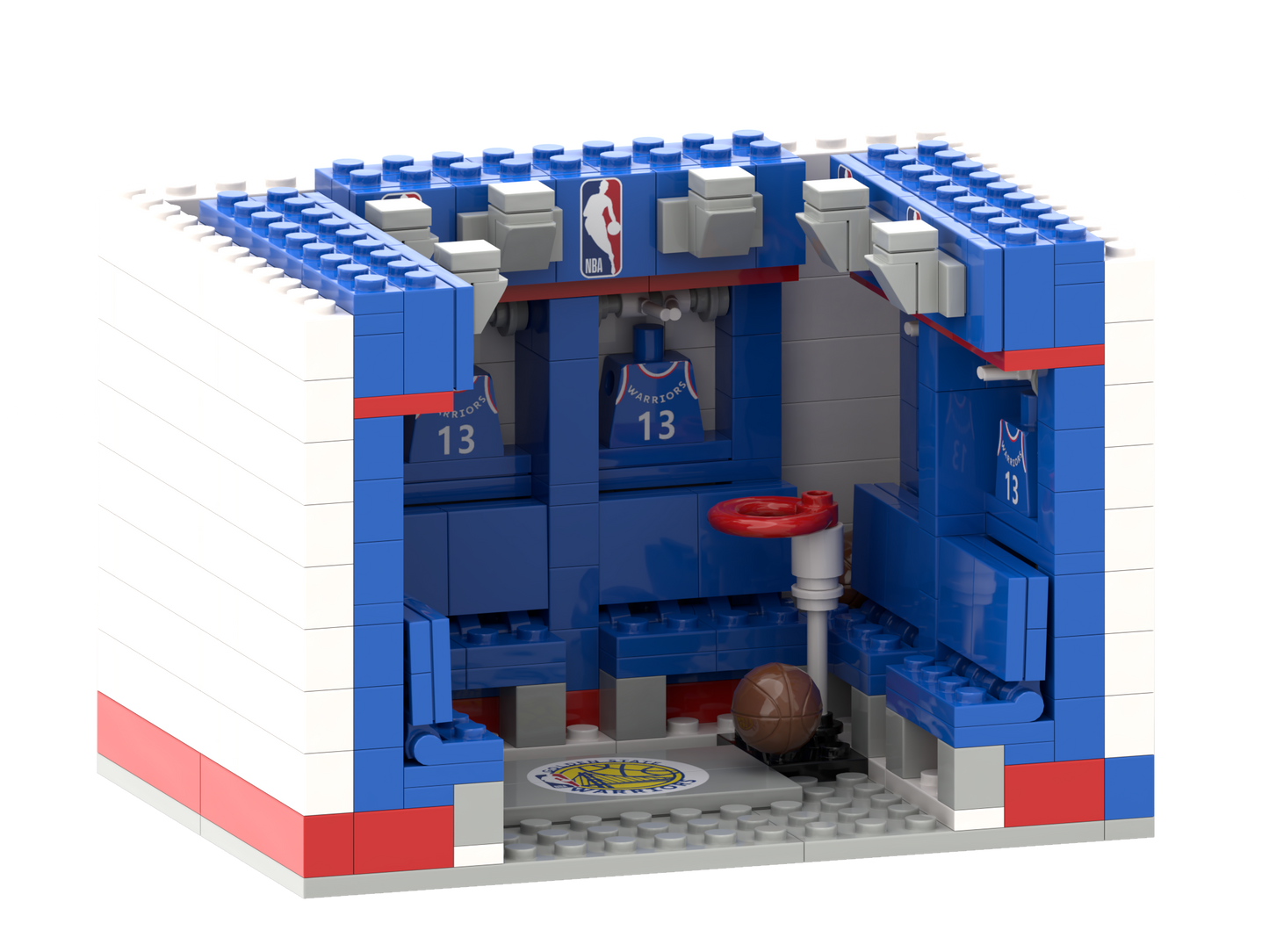 GSW x NBA Building Blocks Mini Changing Room DDT CTND